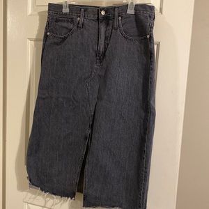 Madewell denim skirt